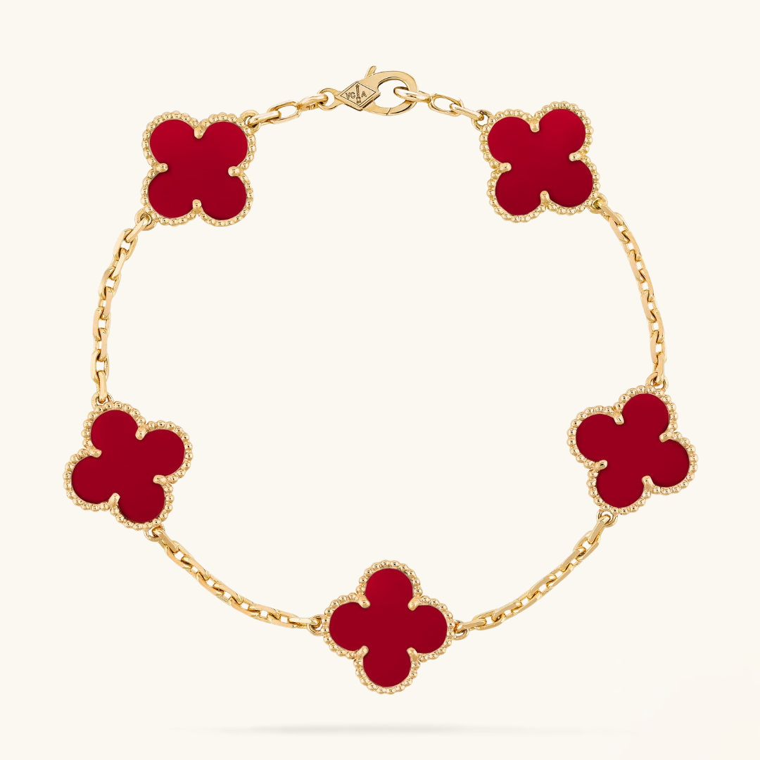 CLOVER | Bracelet Rouge