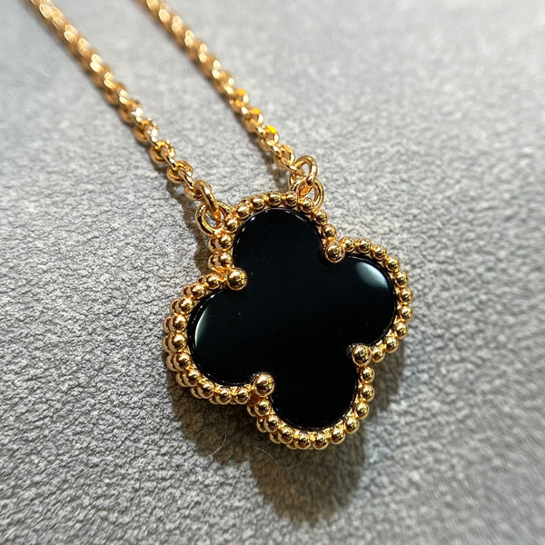 CLOVER | Collier Noir