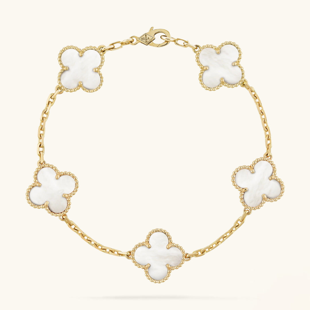 CLOVER | Bracelet blanc
