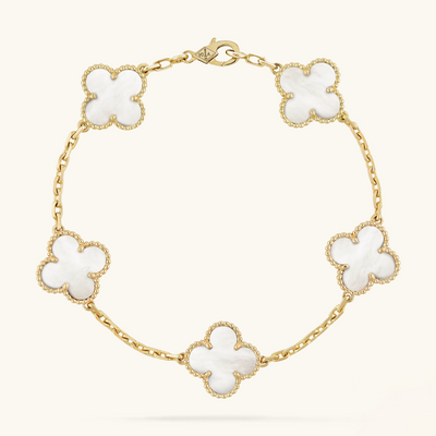 CLOVER | Bracelet blanc