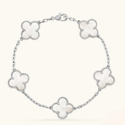 CLOVER | Bracelet blanc