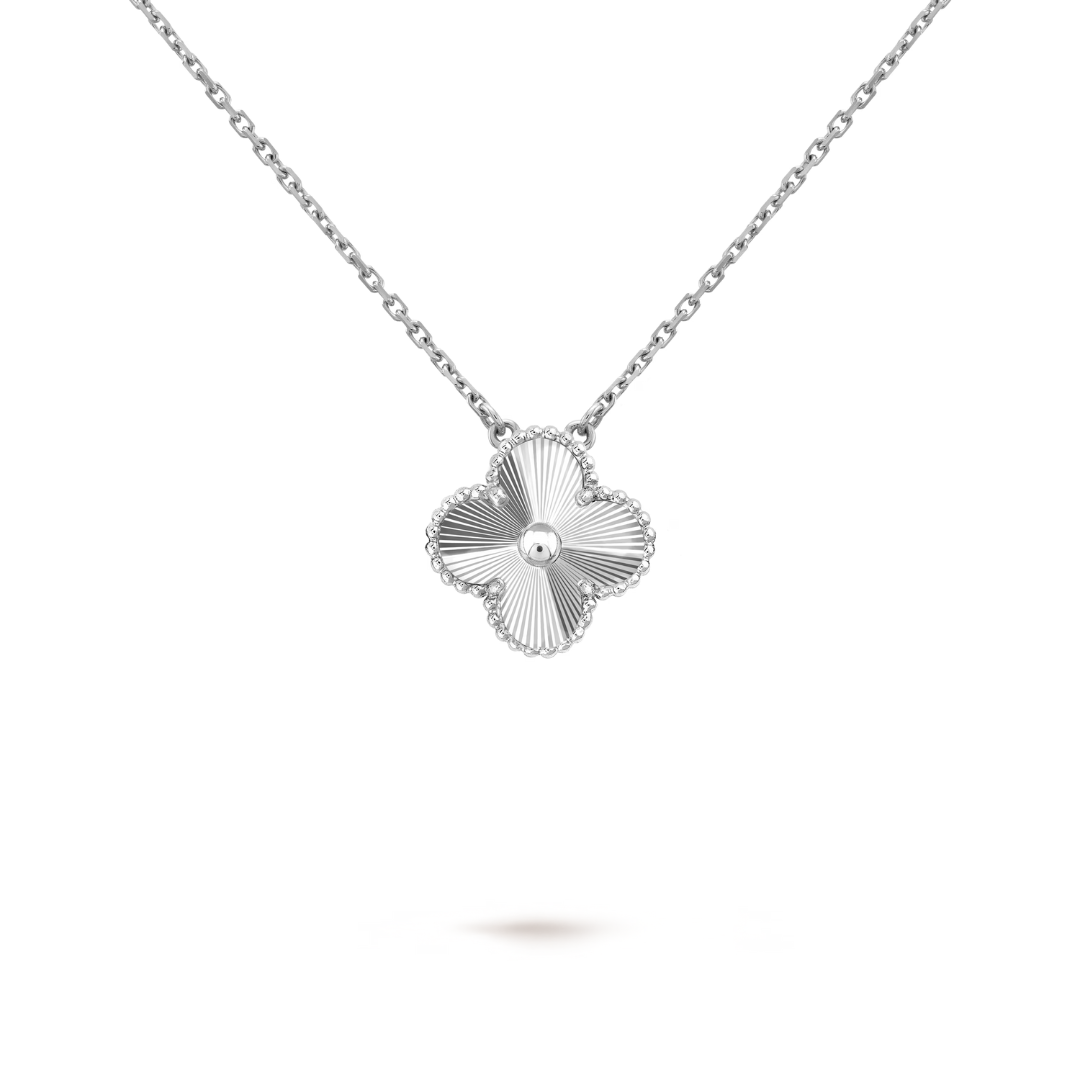 CLOVER | Collier Argent