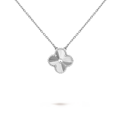 CLOVER | Collier Argent