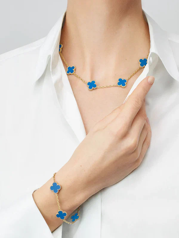 CLOVER | Bracelet Bleu