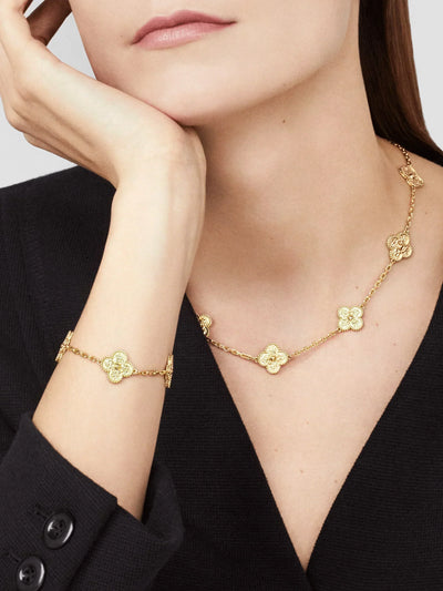 CLOVER | Collier Or 10 Motifs