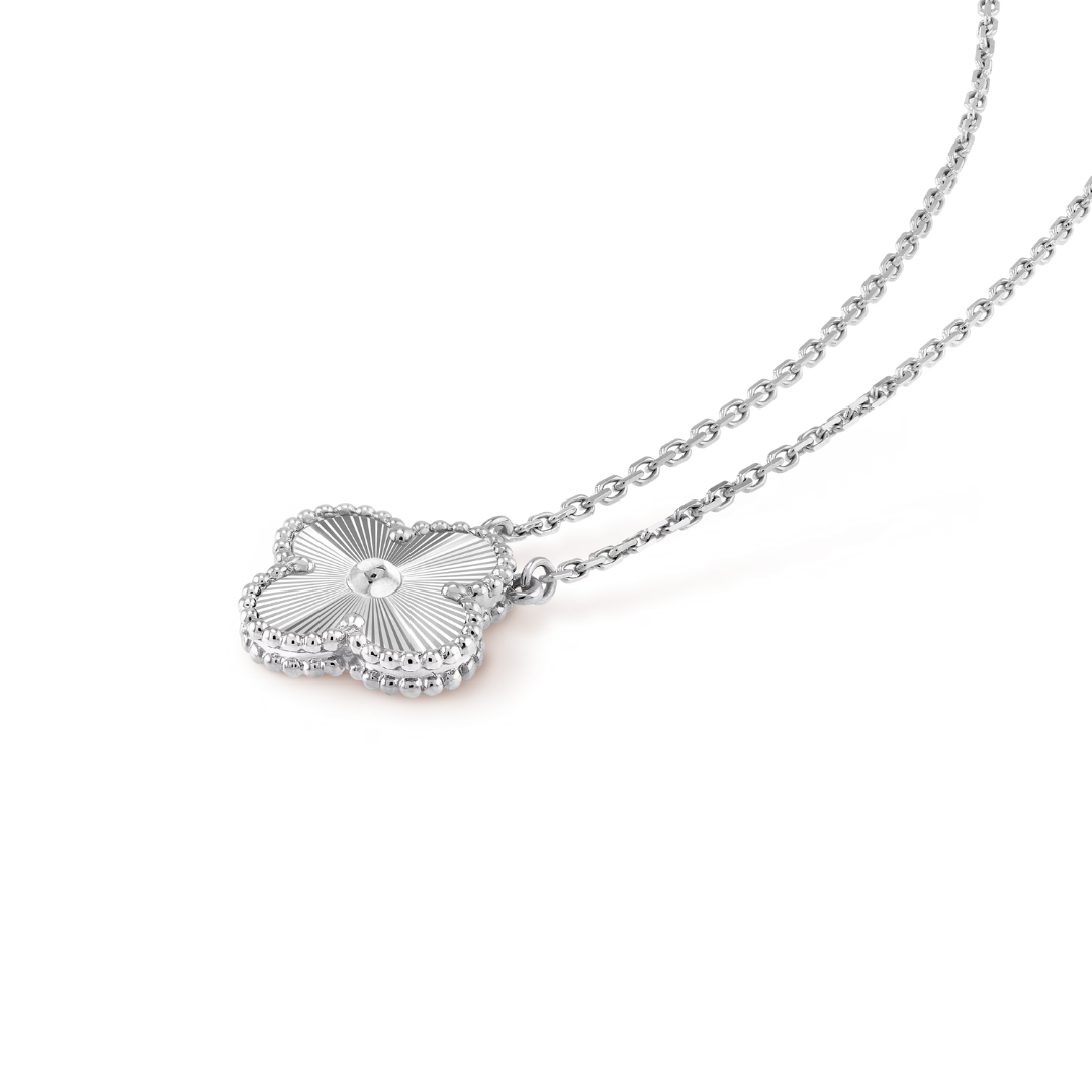 CLOVER | Collier Argent
