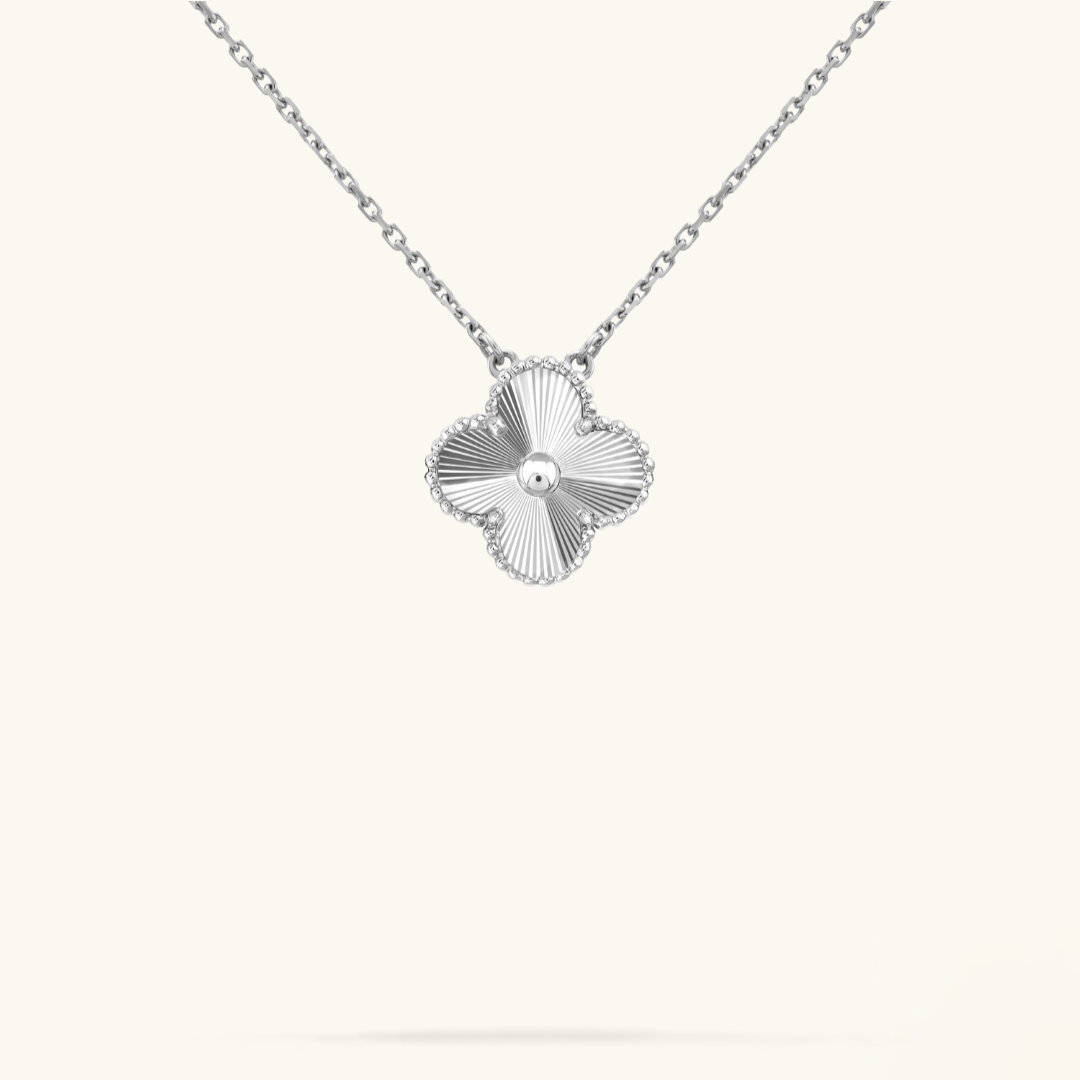 CLOVER | Collier Argent