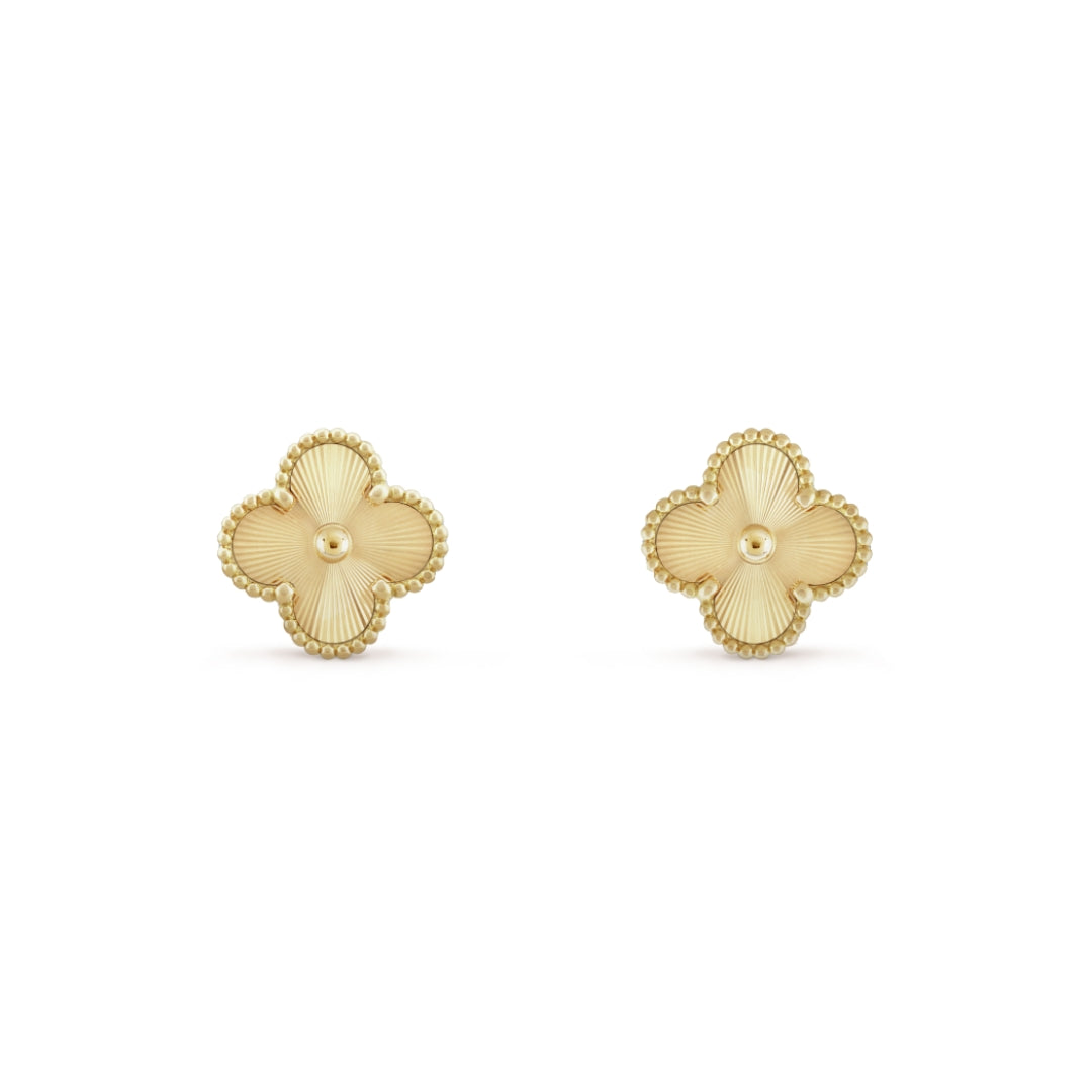 CLOVER | Boucles d’oreilles en or