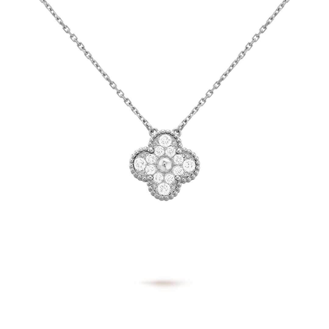 CLOVER | Collier Argent Prestige