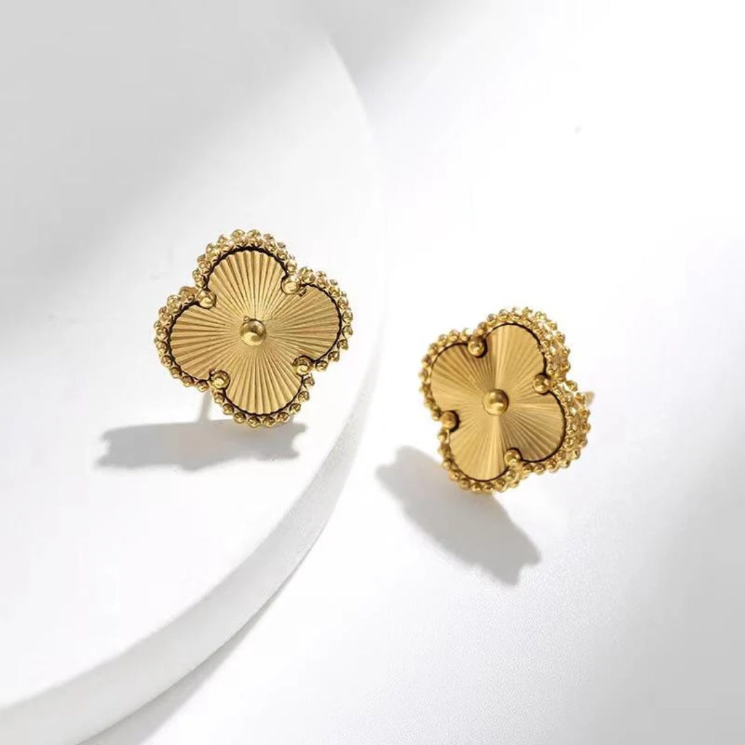 CLOVER | Boucles d’oreilles en or