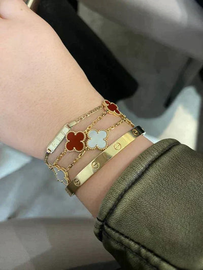 CLOVER | Bracelet Rouge