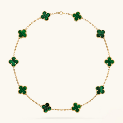 CLOVER | Collier 10 Motiv Vert