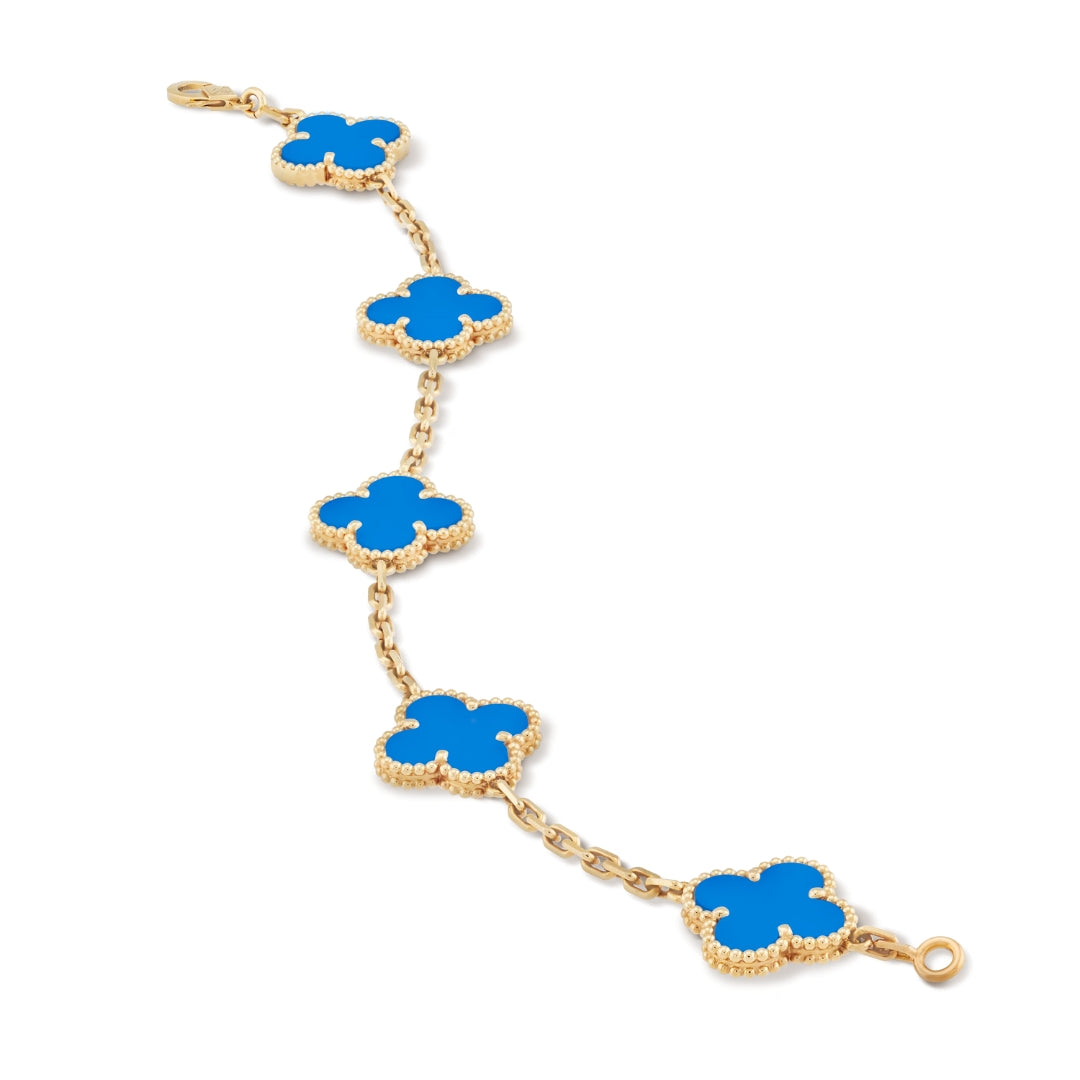 CLOVER | Bracelet Bleu