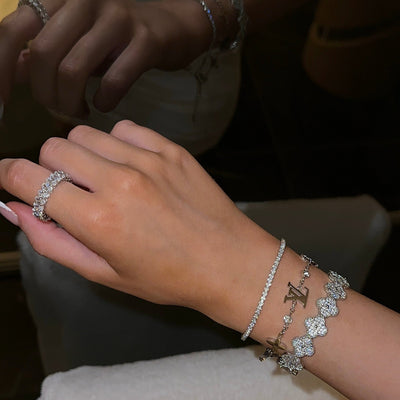 EXCLUSIVE | Bracelet Lottie Argent