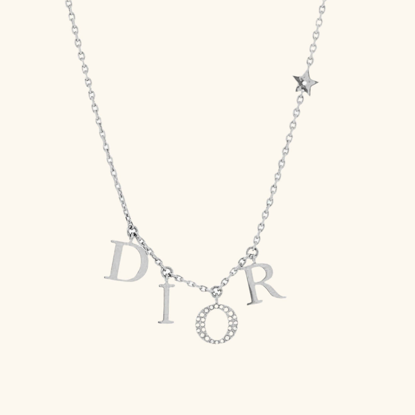 EXCLUSIVE | Collier DR Argent