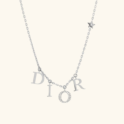 EXCLUSIVE | Collier DR Argent
