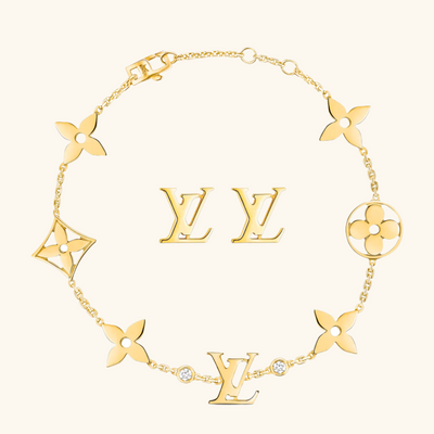 EXCLUSIF | Parure Lottie Or