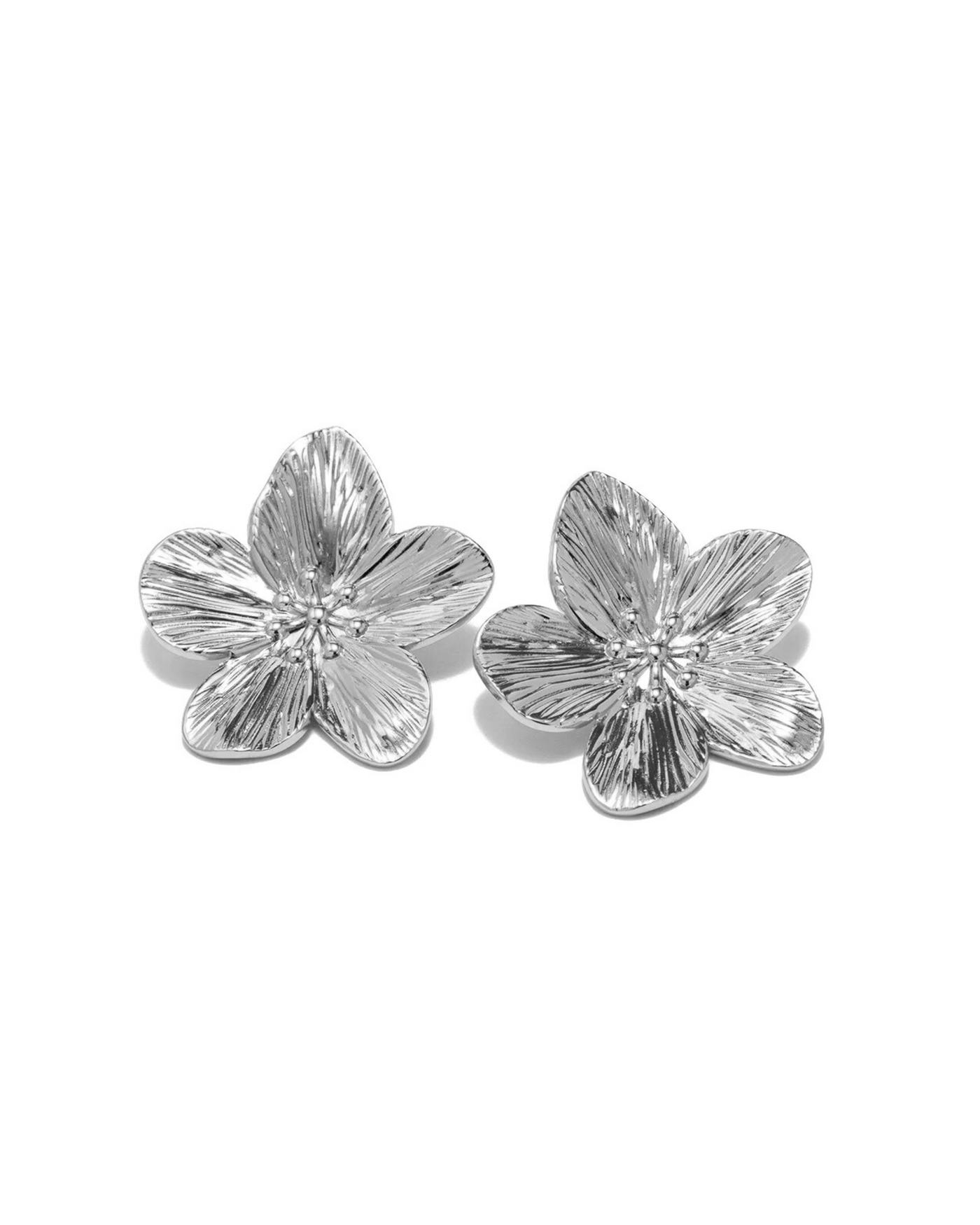 Boucles d’oreilles Jasmine en argent