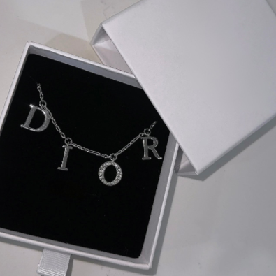 EXCLUSIVE | Collier DR Argent