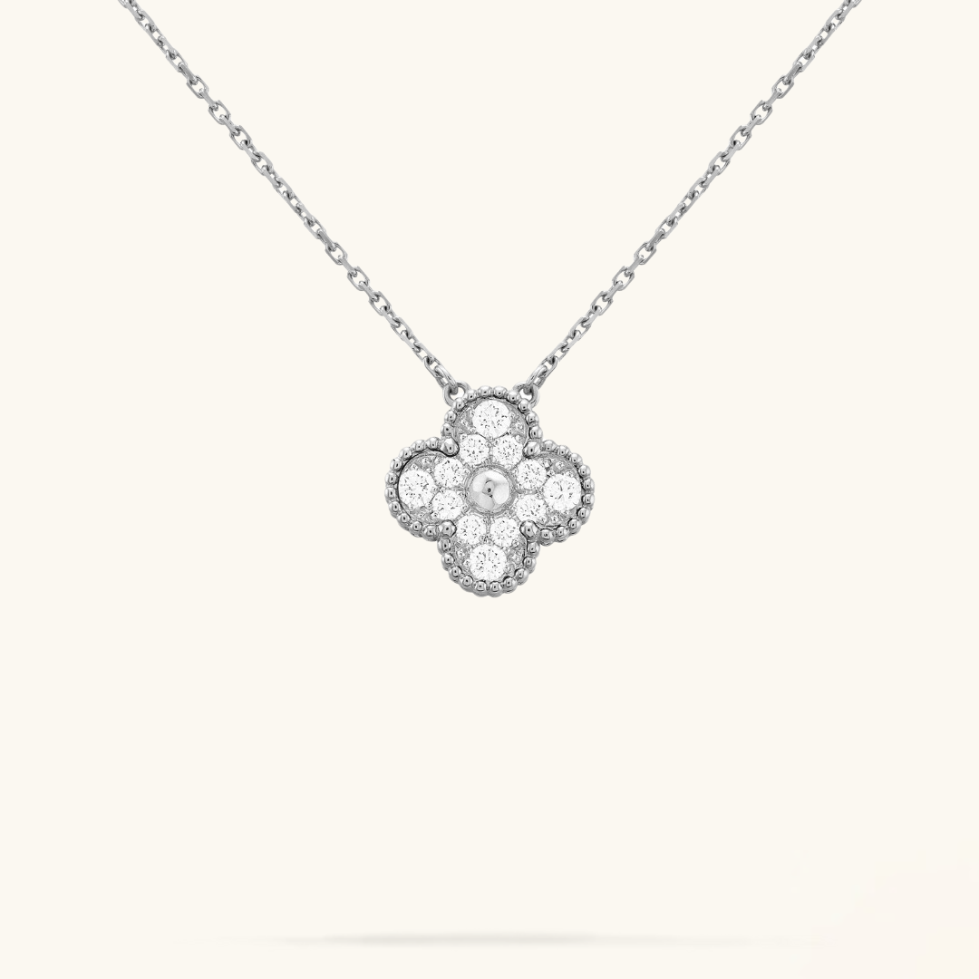 CLOVER | Collier Argent Prestige