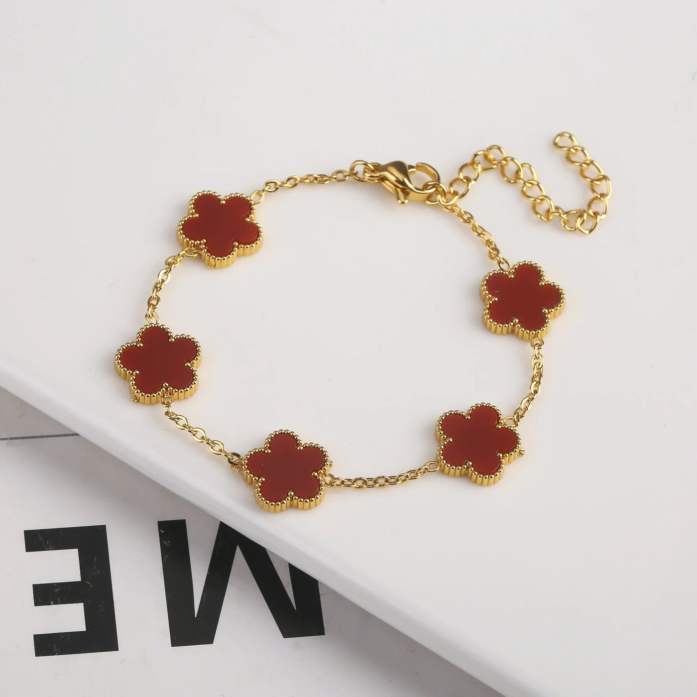 CLOVER | Bracelet Rouge