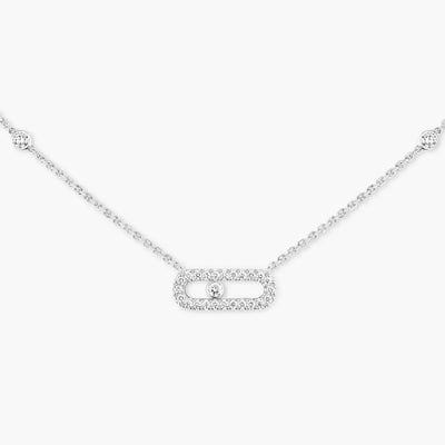 EXCLUSIVE | Collier Mollyanne Diamanté Uno – Argent