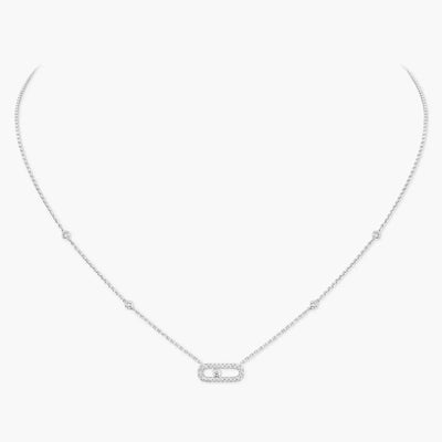 EXCLUSIVE | Collier Mollyanne Diamanté Uno – Argent